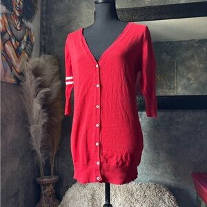 Heritage 1981 Red Apparel Cardigan